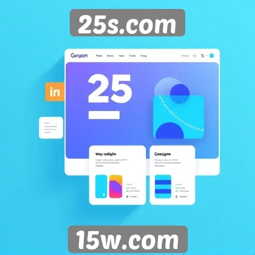 Tendências de design na interface do 25s.com