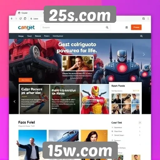 Mudanças recentes na interface do 25s.com